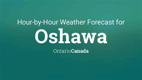 hourly weather oshawa